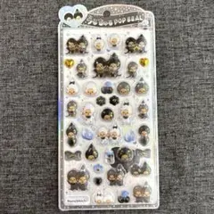 【正規品】カミオジャパン　モンチッチうるちゅるポップシール　モノクロ