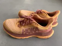 HOKA レディースランニングシューズ オレンジ24.5㎝　送料込み