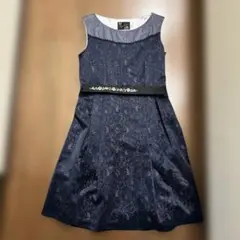 Feroux ネイビー レースドレス