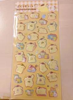 サンリオポムポムプリンぷくっとシール