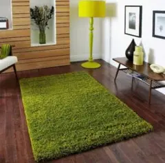 IKEA HAMPEN 芝生シャギーラグ 133cm×195cm グリーン - メルカリ