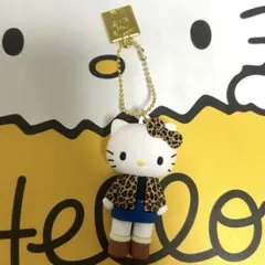 ハローキティ展　シークレットマスコットチャーム　A ヒョウ柄 キティ