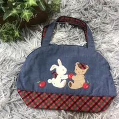 美品★ ファミリア ミニバッグ 手提げ ポーチ