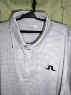 J.Lindeberg ホワイト ドットポロシャツ