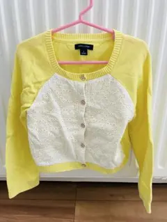 ⭐️TOMMY HILFIGER⭐️イエロー カーディガン⭐️サイズ4