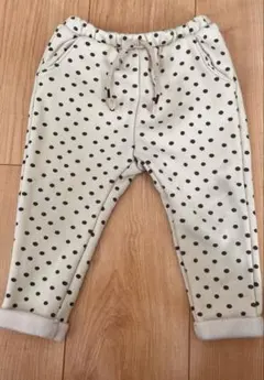 ZARA KIDS 裏起毛　ドットパンツ