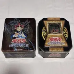 遊戯王 コレクターズティン 2003 2004 缶のみ 2個セット - メルカリ