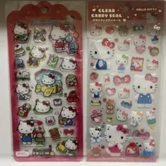 【正規品】ドロップジュエリーシール　クリアキャンディシール　ハローキティ