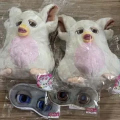 ファービー　タイトーくじ　A賞ぬいぐるみ・E賞なりきりアイマスク4点セットのサムネイル