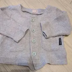 petit main グレー カーディガン 80サイズ