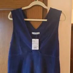 新品タグ付き nano・universe ベロア ワンピース