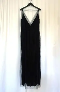 元値5万円 6eme galerie チュールワンピース 結婚式 二次会 ドット