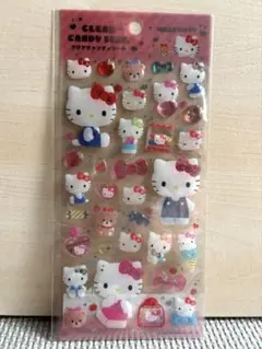 ハローキティ　クリアキャンディシール