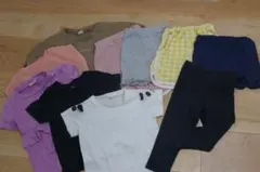 子供服 女の子 90 まとめ売り 10点セット 保育園着 夏服 お着替え用