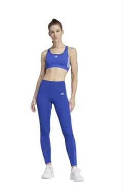 【海外限定】adidas 青 レギンス トレーニング/ジム/ヨガ