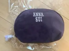 ANNA SUI オリジナル ベロア ポーチ パープルのサムネイル