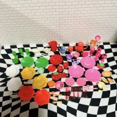 SALE ミニチュア　ミニチュア食器　レトロポップ　食器セット　カラフル