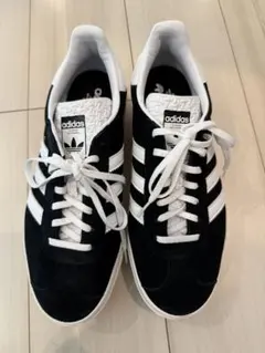 adidas ガゼルボールド 黒/白 28cm