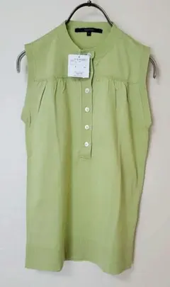 未着用 MACPHEE ノースリーブ ニット サイズ1 レディース グリーン