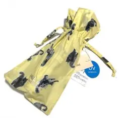 新品　ポール&ジョー　雨天兼用　折り畳み傘　猫　イエロー　UVカット