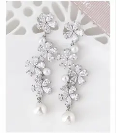 【Refinado】ブライダルピアス　お花