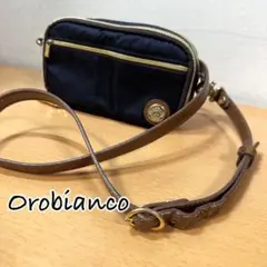 Orobianco オロビアンコ　2way ポーチ　ショルダー　ミニバッグ