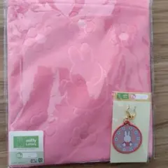 タイトーくじ　ミッフィー　Ｂ賞　トートバッグ F賞 ワッペンキーホルダー