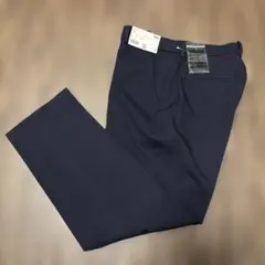 【新品タグ付】UNIQLOスマートアンクルパンツ（2WAYストレッチ）Lネイビー