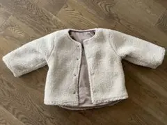 ボアジャケット　リバーシブル　アウター　ベビー　80