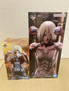 進撃の巨人　一番くじ〜壁の外の世界　女型の巨人＆アニ