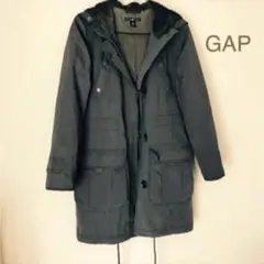 SALE★GAP ファーフード付ミリタリーコート モッズコート