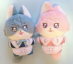 絨絨カフェ ぬいぐるみ モフモフ きつね 狐 あんスタ 中国 影片みか