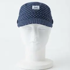 Lee kids キャップ 帽子 ドット ネイビー