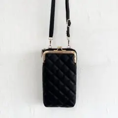 縦長ポシェット　スマホポーチ　ミニショルダーバック