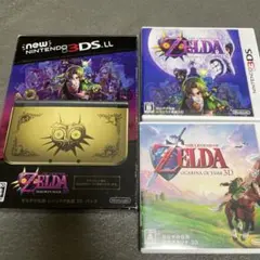 【美品】Newニンテンドー3DS LL ゼルダの伝説 ムジュラの仮面 3D