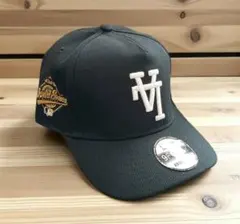 海外限定 逆ロゴLA ブラック New Era スナップバック 9FORTY