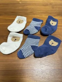 【美品】GapBabyギャプベビー　ブラナンベア ソックス 3足セット
