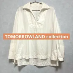 スキッパーシャツ ホワイト TOMORROWLAND collectionのサムネイル