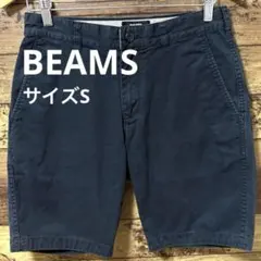 BEAMS ビームス チノショートパンツ 黒 S コットン100 ハーフパンツのサムネイル
