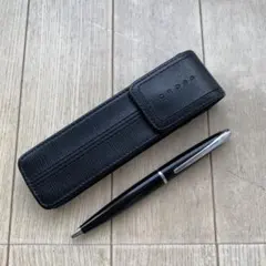 CROSS クロス ボールペン＆レザーペンケース セット ブラック