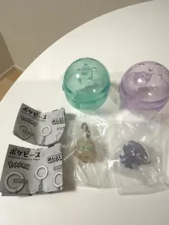 【未開封】ポケピース めじるしアクセサリー モクロー ニャスパー