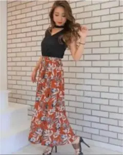 RESEXXY✩花柄ロングスカート