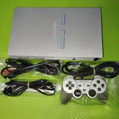 【美品】PlayStation 2 本体 シルバー 　動作品