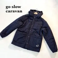 ゴースローキャラバン フード付ナイロンジャケット 3号 ブラック ジャンパー