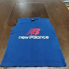 キッズnew balance ノースリーブタンクトップ 110サイズ 青