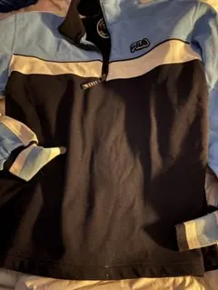 FILA ジップアップトレーナー 青/黒