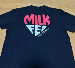 MILK FED ブラック Tシャツ ハートロゴ