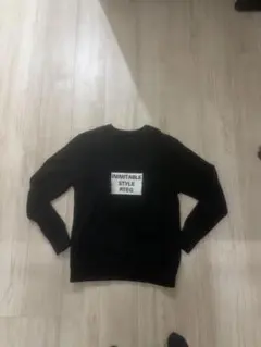 アダムスジャグラー　rétroengine ブラック　スウェット