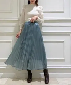 【美品】snidel シアープリーツスカート