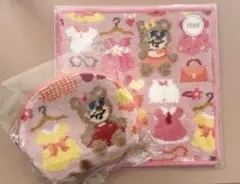 【完売品】フェイラー テディ ハンカチ ポーチ シェル型 ニナズクローゼット